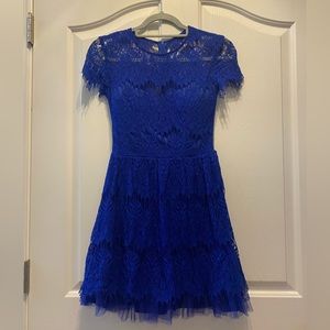 B darlin blue Lace dress